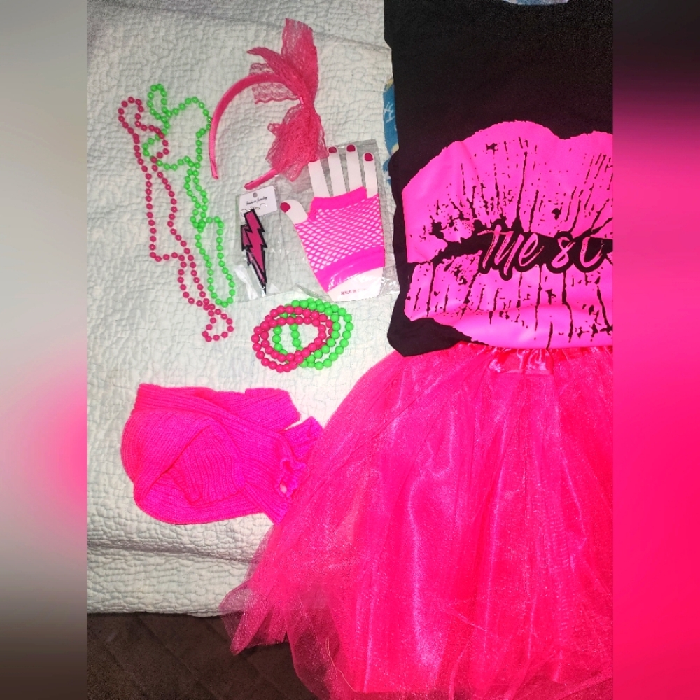 80s costume. Can be for a child or small adult